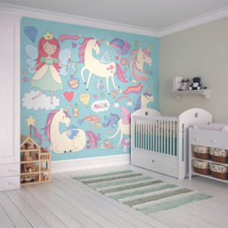 Origin Murals Alphabet Patterns Multicolour Wall Mural - thumbnail 3