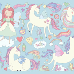 Origin Murals Alphabet Patterns Multicolour Wall Mural - thumbnail 2