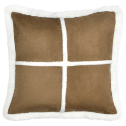 Intimates Large Sheep Skin Filled Cushion 56 x 56cm 2 Pack