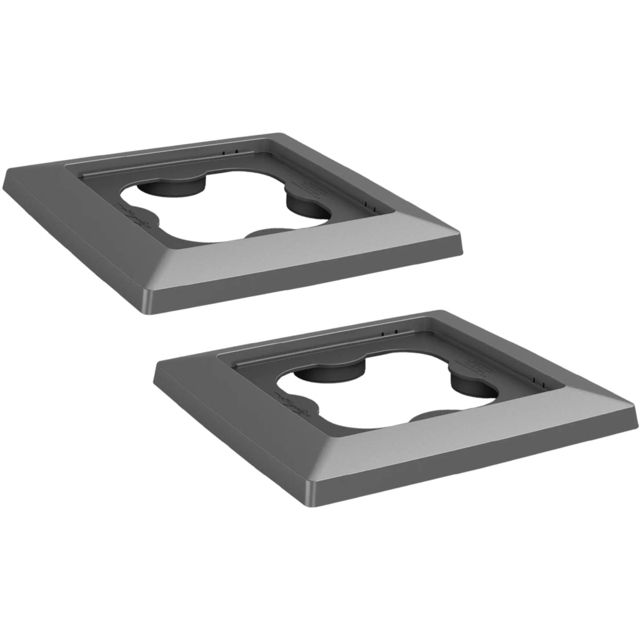 Lechuza Coaster for Cubico 30 Charcoal 2 Pack - image 1