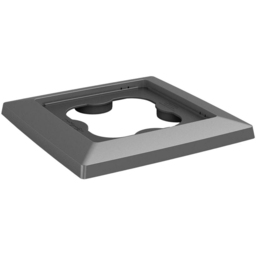 Lechuza Coaster for Cubico 30 Charcoal 2 Pack - thumbnail 3