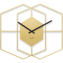 Acctim Addison Brass Wire Wall Clock