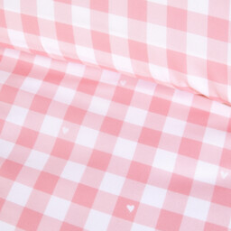 Maisie Check Duvet Set Pink Double - thumbnail 4