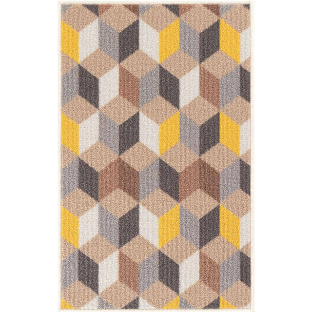 Desire Rugs Gold Anti Slip Arrow Design Door Mat 57 x 90cm - image 1