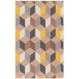Desire Rugs Gold Anti Slip Arrow Design Door Mat 57 x 90cm