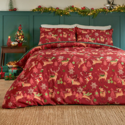 Duvet Day Sleigh Team Soft Touch Single Reversible Duvet Set