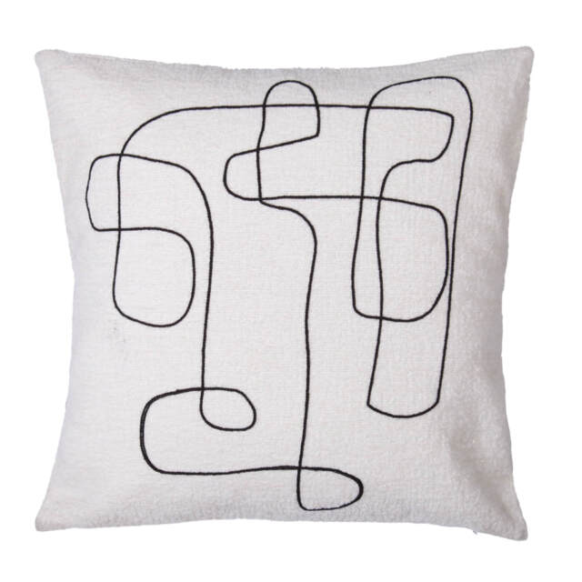 Abstract Natural Rope Cushion