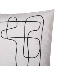 Abstract Natural Rope Cushion - thumbnail 3