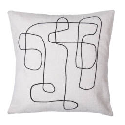 Abstract Natural Rope Cushion - thumbnail 1