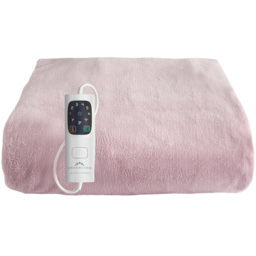 Dreamland Snuggle Up Velvet Pink Heated Throw 120 x 160cm