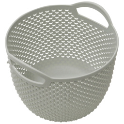 JVL Droplette 3.3L Ice Grey Round Storage - thumbnail 4