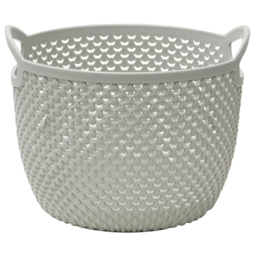 JVL Droplette 3.3L Ice Grey Round Storage - thumbnail 3