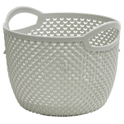 JVL Droplette 3.3L Ice Grey Round Storage
