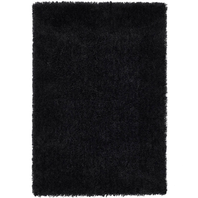 Origins Chicago Black Shaggy Rug 160 x 230cm - image 1