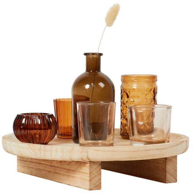 Olive Green Candle Tray 28cm - image 1