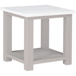 Baumhaus Greystone Single Shelf Grey Lamp Table - thumbnail 2