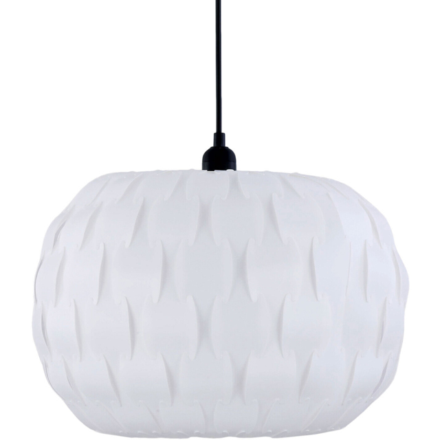 Blanco White Round Minimalist Pendant Light