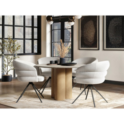 SOLACE+CO Deko Eira White 4 Seater Dining Set - thumbnail 4