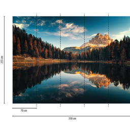 A.S Creation Lago Antorno Digital Mural - thumbnail 3
