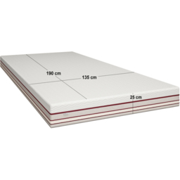 SOLACE+CO Double 1000 Pocket Spring and Eco Foam Hybrid Mattress - thumbnail 3