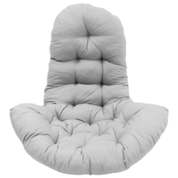 Living and Home Grey Hanging Egg Chair Thick Cushion