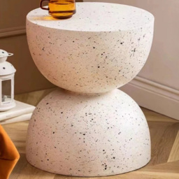 Desser Pedro Terrazzo Effect Minimalist Side Table - thumbnail 1