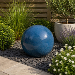 Sphere Garden Decoration Blue - thumbnail 2