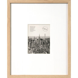 Wood Effect Wall Mounted Photo Frame Natural 8 x 6 inch