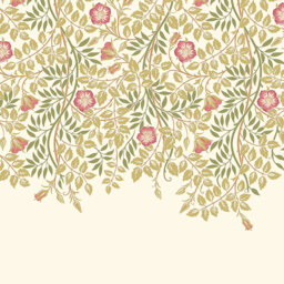 Origin Murals Cascading Rosehip Pink Wall Mural - thumbnail 2