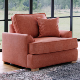 Alba City Ruby Fabric Armchair