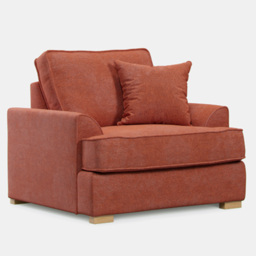 Alba City Ruby Fabric Armchair - thumbnail 2