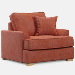 Alba City Ruby Fabric Armchair - thumbnail 2