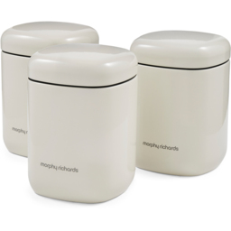 Morphy Richards Equip Cream Storage Canister 3 Pack - thumbnail 3