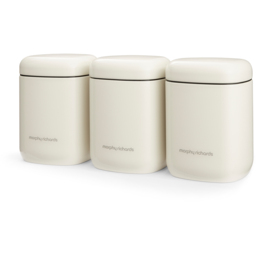 Morphy Richards Equip Cream Storage Canister 3 Pack - thumbnail 4