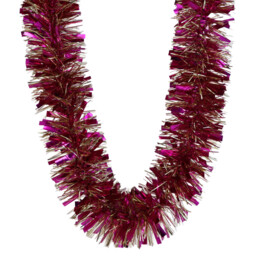 Jingle Bell Boogie Pink and Gold Chunky Tinsel 200cm - thumbnail 4
