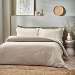 Yard Single Linen Waffle Duvet Set