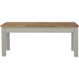 Core Products Corona 2 Seater Grey Dining Bench - thumbnail 2