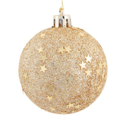 Sleigh Bells Ring Emerald and Gold Bauble 32 Pack - thumbnail 4