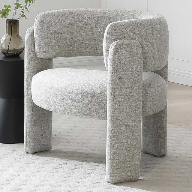 Amy Natural Textured Weave Tub Chair - image 1