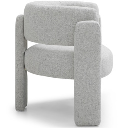 Amy Natural Textured Weave Tub Chair - thumbnail 4
