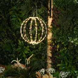 Xmas Haus LED Copper Wire Hanging Sphere Christmas Decoration - thumbnail 3