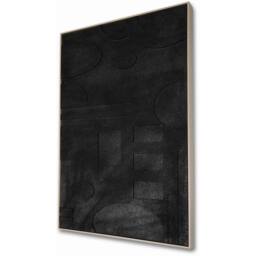 Abstract Black Textured Wall Art Black - thumbnail 4