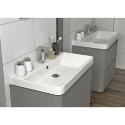 Bathstore Amalfi Matt Grey Floor Standing WC Unit 550mm - thumbnail 4