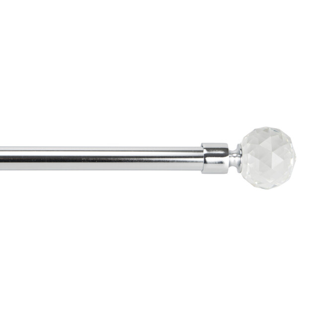 Cambridge 120 to 210cm Extendable Antique Brass Curtain Pole