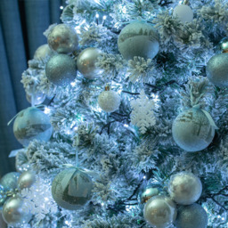 The Christmas Workshop 6ft Snowy Cone Fir Artificial Xmas Tree with Metal Stand - thumbnail 4