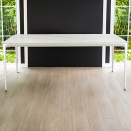 Shankar Montreal 6 Seater White Dining Table