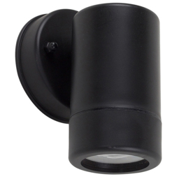 ValueLights Mellor Black Outdoor Wall Downlight with Dusk till Dawn Sensor