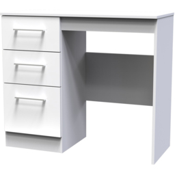 Crowndale Worcester White 3 Drawer Vanity Ready Assembled - thumbnail 2