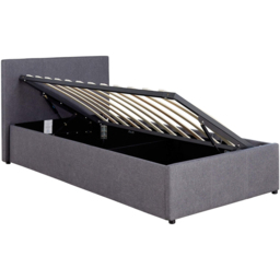 Home Source Horizon Single Grey Side Lift Ottoman Bed - thumbnail 3