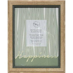 The Port. Co Gallery Hertford Green Accent Natural 16 x 12 inch Photo Frame - thumbnail 1